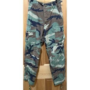 US Army Military Woodland Camo Combat Fatigues XS EUC Vintage‎